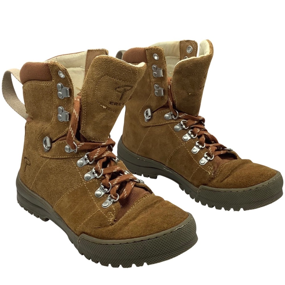 Erem Xerocole Desert Hiking Boots Sienna Brown Suede Womens 8.5 High Top Rugged